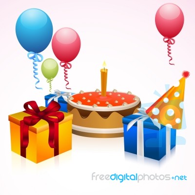 Bubbly Birthday Celebration Stock Image