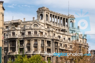 Bucharest/romania - September 21 : View Of Old Apartments In Buc… Stock Photo