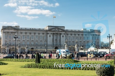 Buckingham Palace Stock Photo