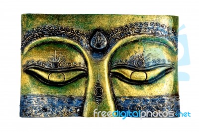 Buddha Ethnic Board Stock Photo