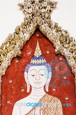 Buddha Paintings Stock Photo