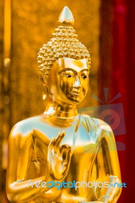 Buddhastatue In Wat Phra That Doi Suthep Thailand Stock Photo