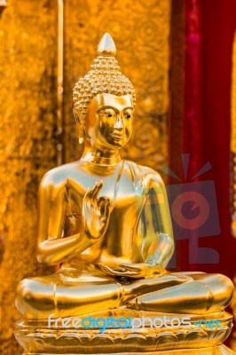 Buddhastatue In Wat Phra That Doi Suthep Thailand Stock Photo