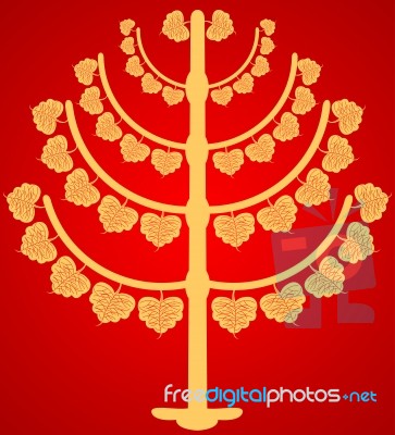 Buddhist Tree Stock Image