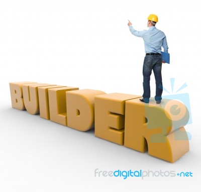 Builder Stock Image