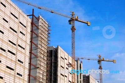 Building Construction Stock Photo