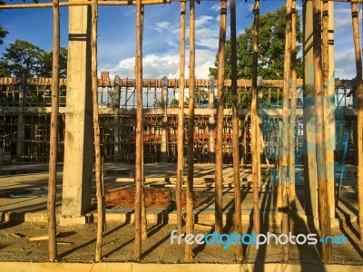 Building Construction Stock Photo