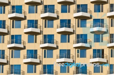 Building Facade Pattern Stock Photo