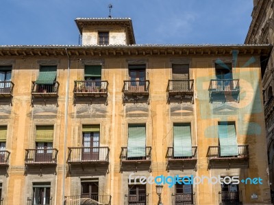 Building In Granada Stock Photo