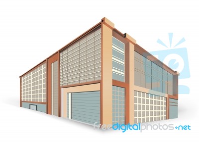 Building Style Scene Stock Image