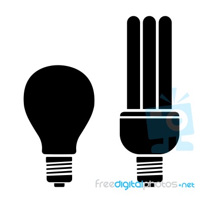 Bulb And Cfl Stock Image