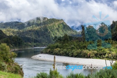 Buller River Valley Stock Photo