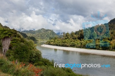 Buller River Valley Stock Photo