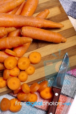 Bunch Of Carrots Stock Photo