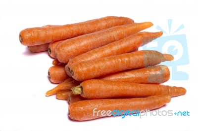 Bunch Of Carrots Stock Photo