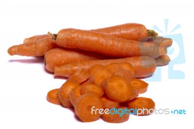 Bunch Of Carrots Stock Photo