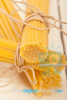 Bunch Of Italian Pasta Type Stock Photo