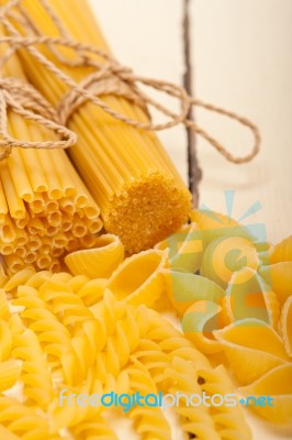 Bunch Of Italian Pasta Type Stock Photo