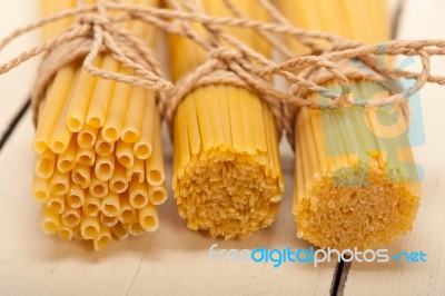 Bunch Of Italian Pasta Type Stock Photo