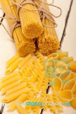 Bunch Of Italian Pasta Type Stock Photo