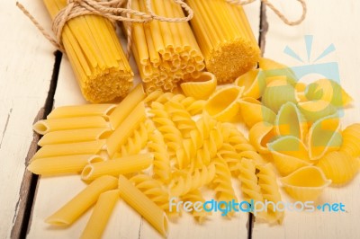 Bunch Of Italian Pasta Type Stock Photo