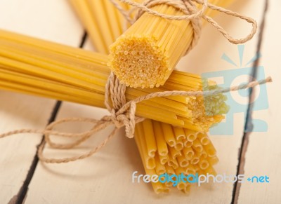 Bunch Of Italian Pasta Type Stock Photo