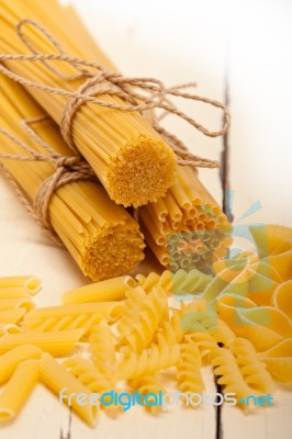 Bunch Of Italian Pasta Type Stock Photo