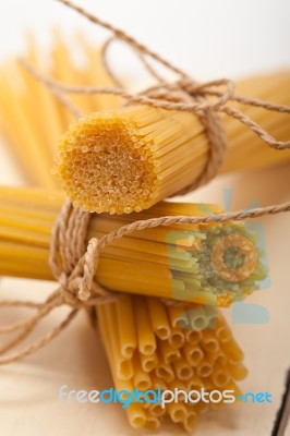 Bunch Of Italian Pasta Type Stock Photo