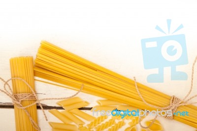 Bunch Of Italian Pasta Type Stock Photo