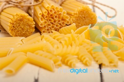 Bunch Of Italian Pasta Type Stock Photo