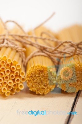 Bunch Of Italian Pasta Type Stock Photo