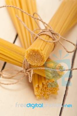 Bunch Of Italian Pasta Type Stock Photo