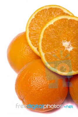 Bunch Of Oranges Stock Photo