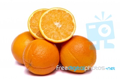 Bunch Of Oranges Stock Photo