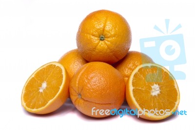 Bunch Of Oranges Stock Photo