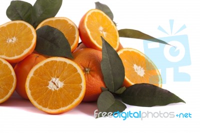 Bunch Of Oranges Stock Photo