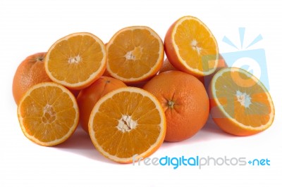 Bunch Of Oranges Stock Photo