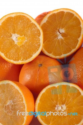 Bunch Of Oranges Stock Photo