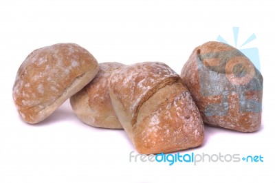 Bunch Of Small Breads Stock Photo