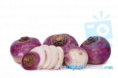 Bunch Of Turnips Stock Photo