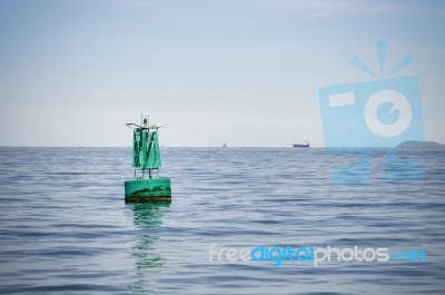 Buoyancy In The Sea Stock Photo