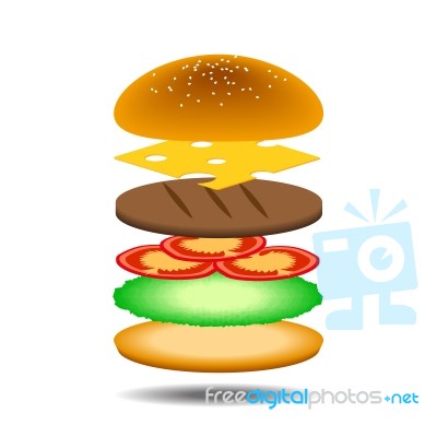 Burger Stock Image