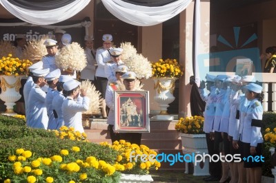 Buriram ,thailand - October 26 ,2017: Thai Government Officer In… Stock Photo