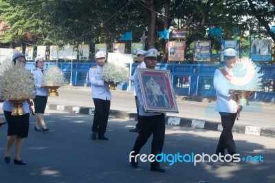 Buriram ,thailand - October 26 ,2017: Thai Government Officer In… Stock Photo