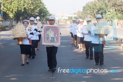 Buriram ,thailand - October 26 ,2017: Thai Government Officer In… Stock Photo