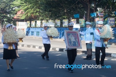 Buriram ,thailand - October 26 ,2017: Thai Government Officer In… Stock Photo