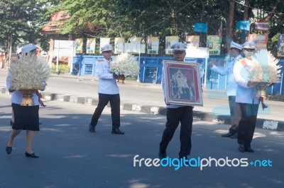 Buriram ,thailand - October 26 ,2017: Thai Government Officer In… Stock Photo