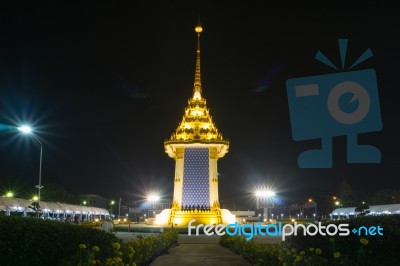 Buriram,thailand : October 24,2017. Model Of Construction Of Rep… Stock Photo