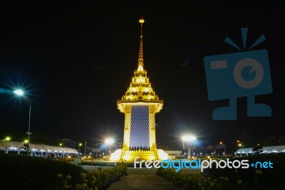 Buriram,thailand : October 24,2017. Model Of Construction Of Rep… Stock Photo