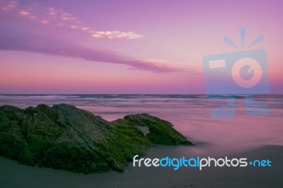 Burleigh Heads Beach During The Day Stock Photo